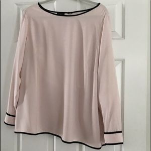 Talbots light pink blouse